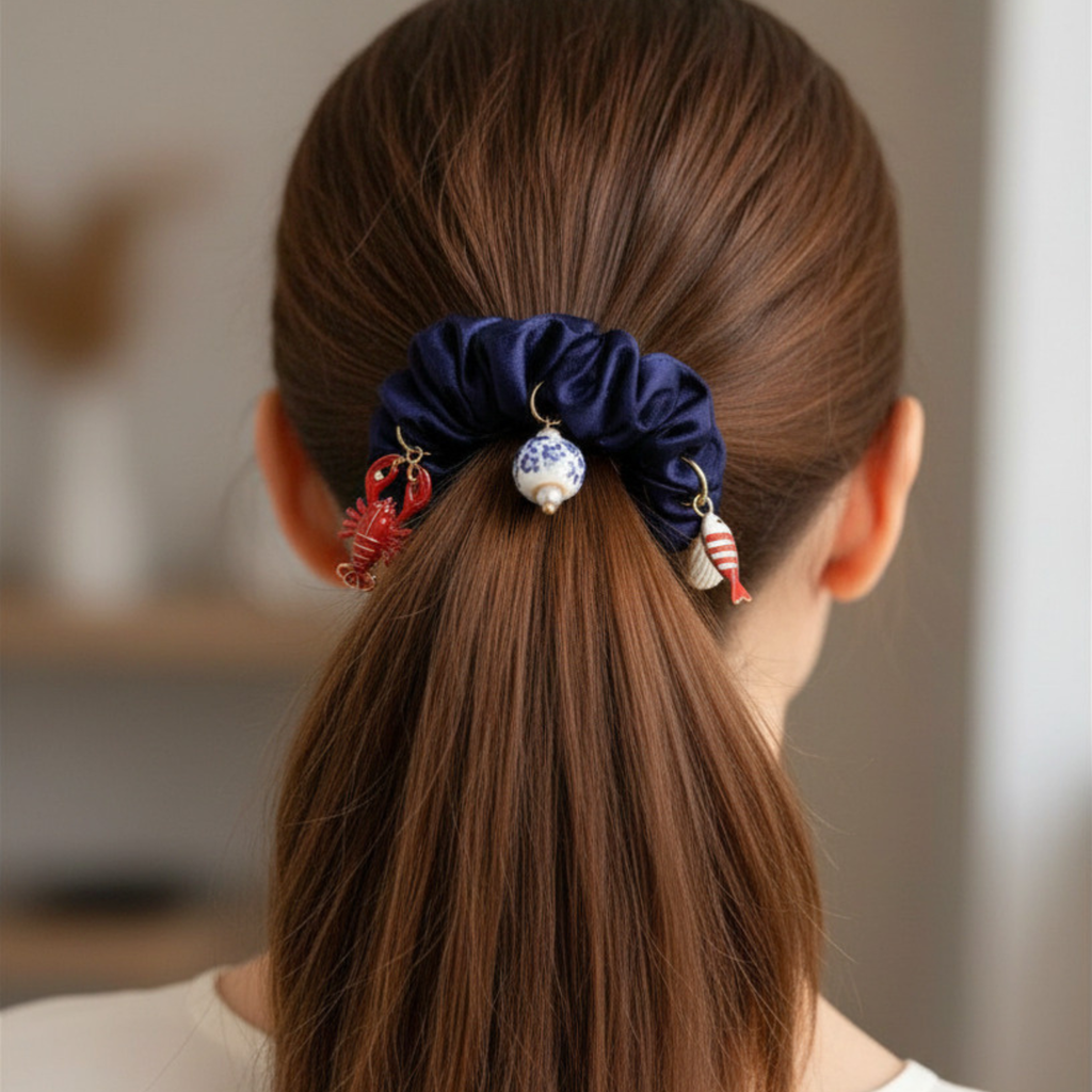 Madaket Charm Scrunchie
