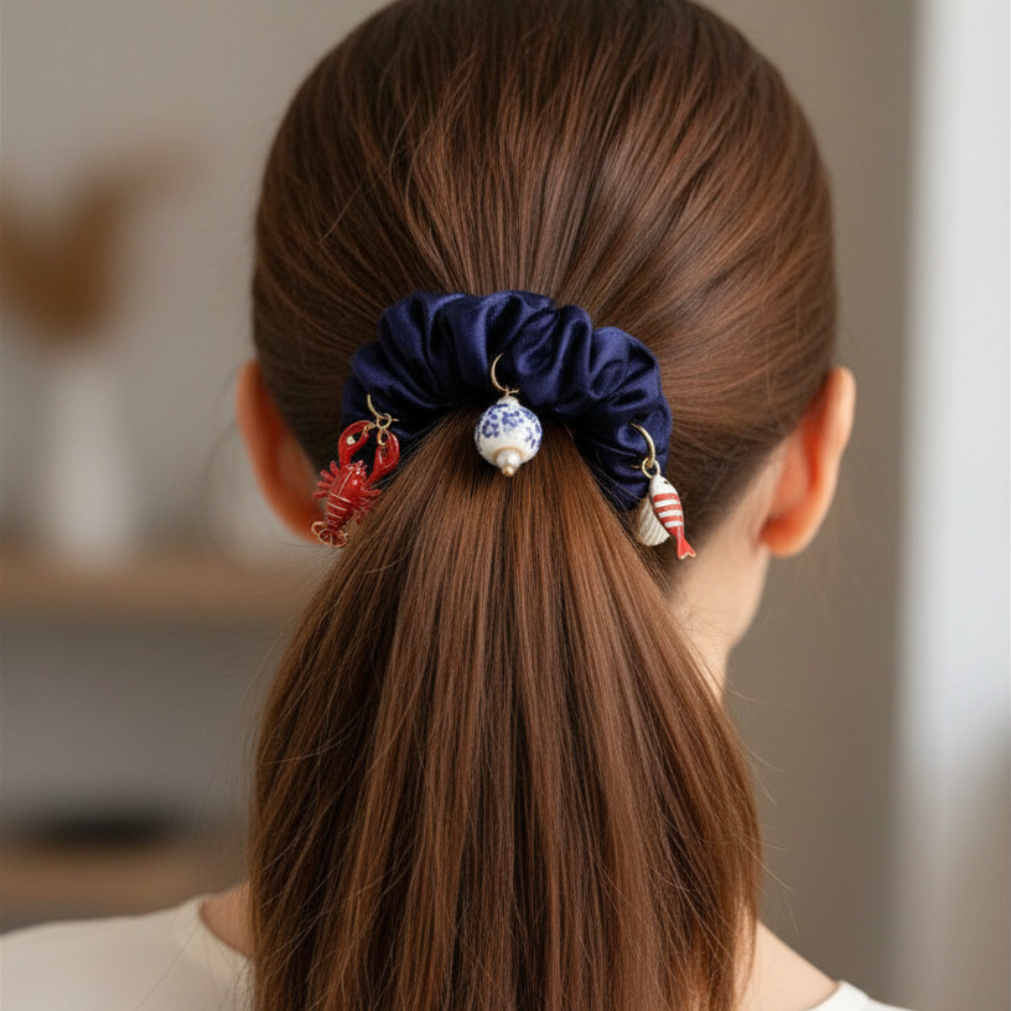 Madaket Charm Scrunchie