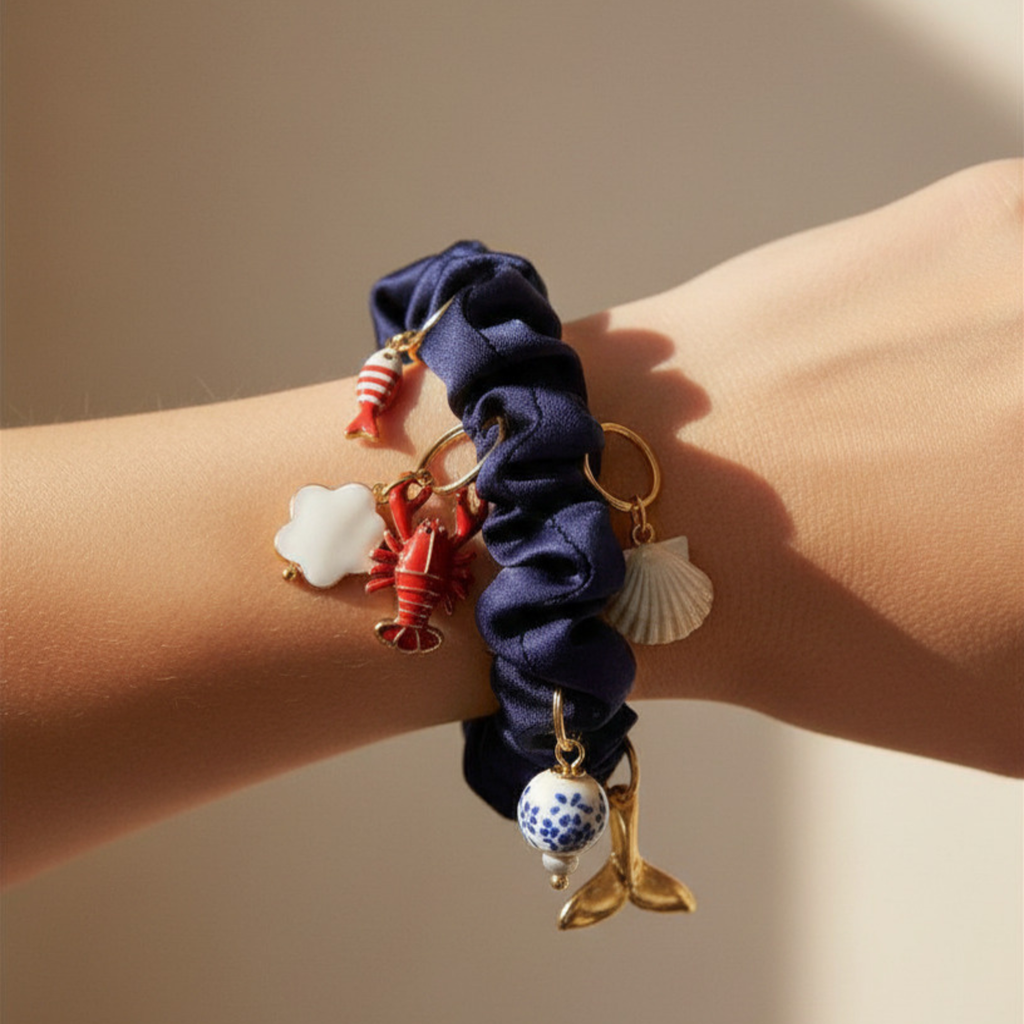 Madaket Charm Scrunchie