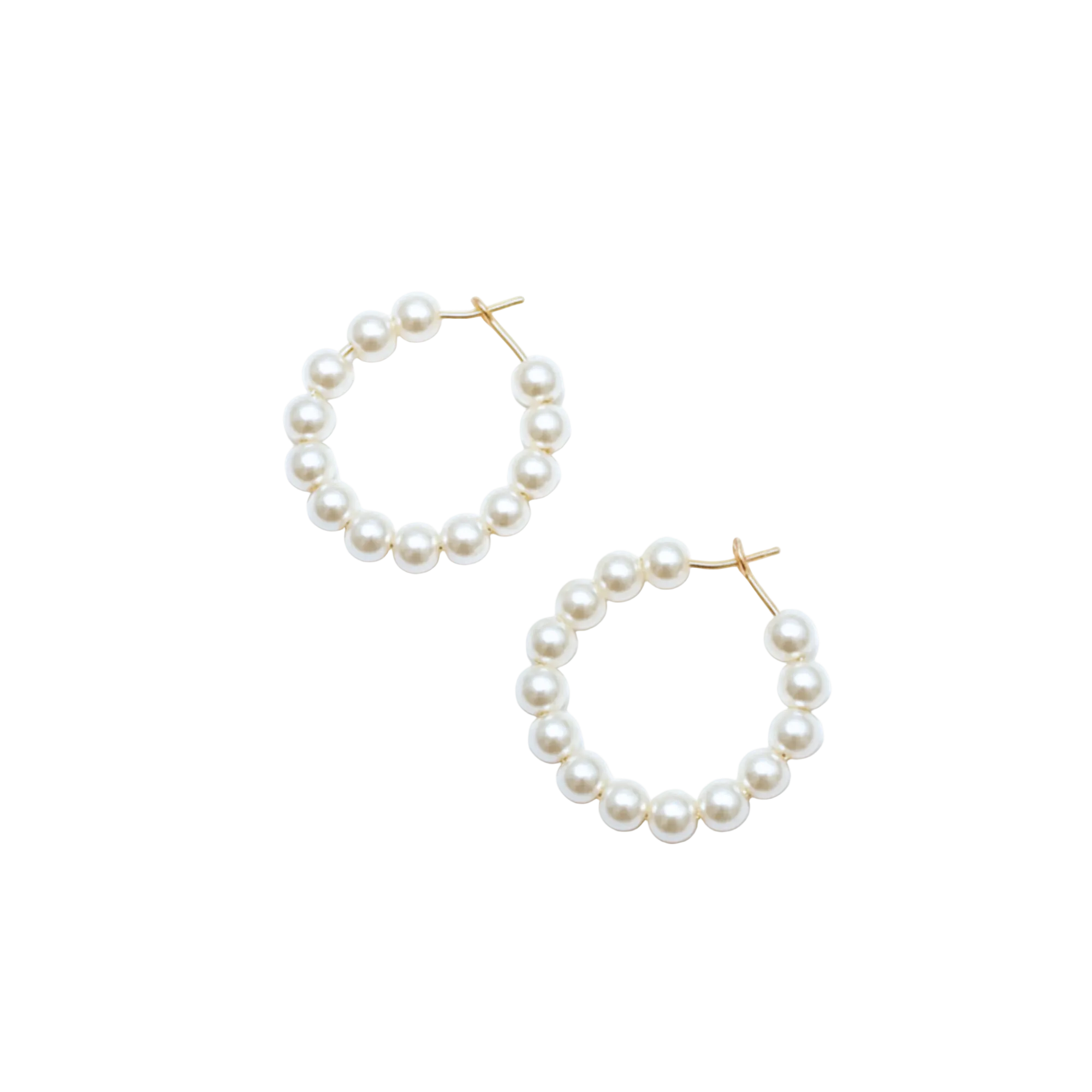 Newport Pearl Hoops