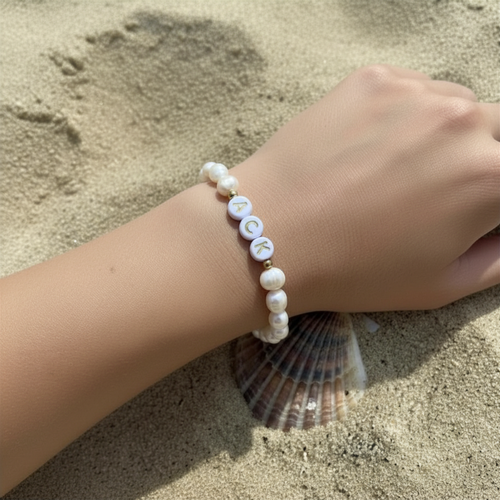 ACK Pearl Stretch Bracelet