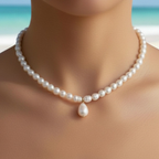 Dune Chunky Pearl Necklace