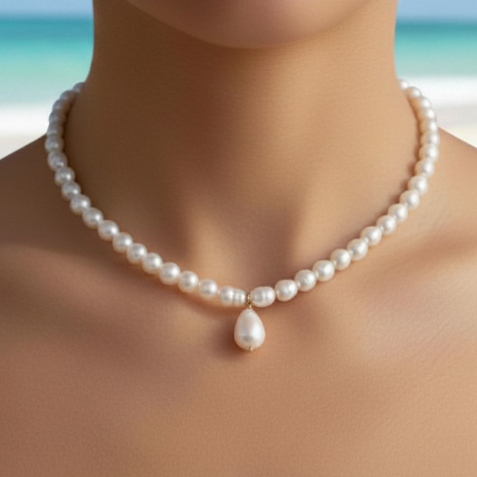Dune Chunky Pearl Necklace