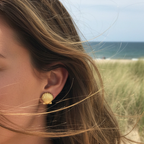 Sankaty Gold Shell Earrings