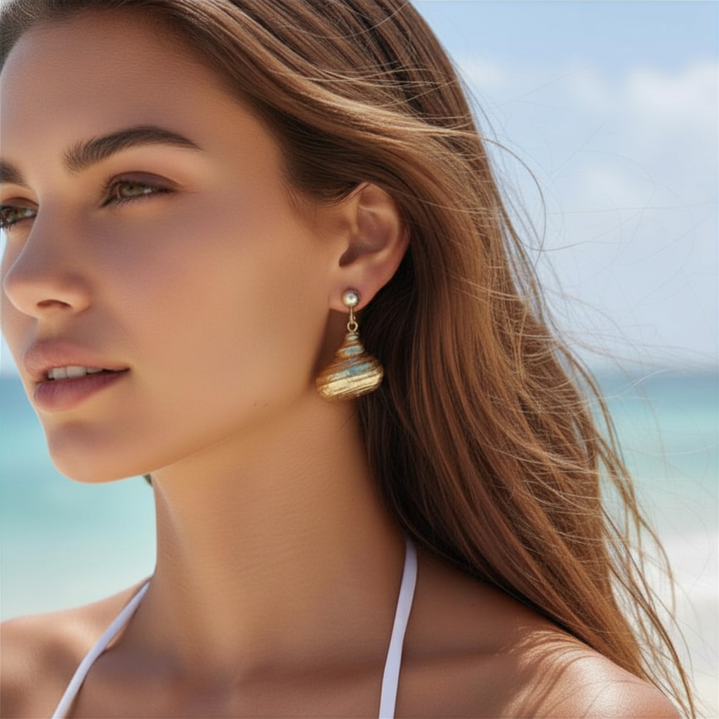 Seychelles Shell Earrings