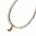 Initial Baby Pearl Necklace