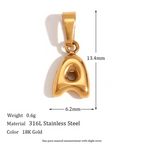 Initial Baby Pearl Necklace