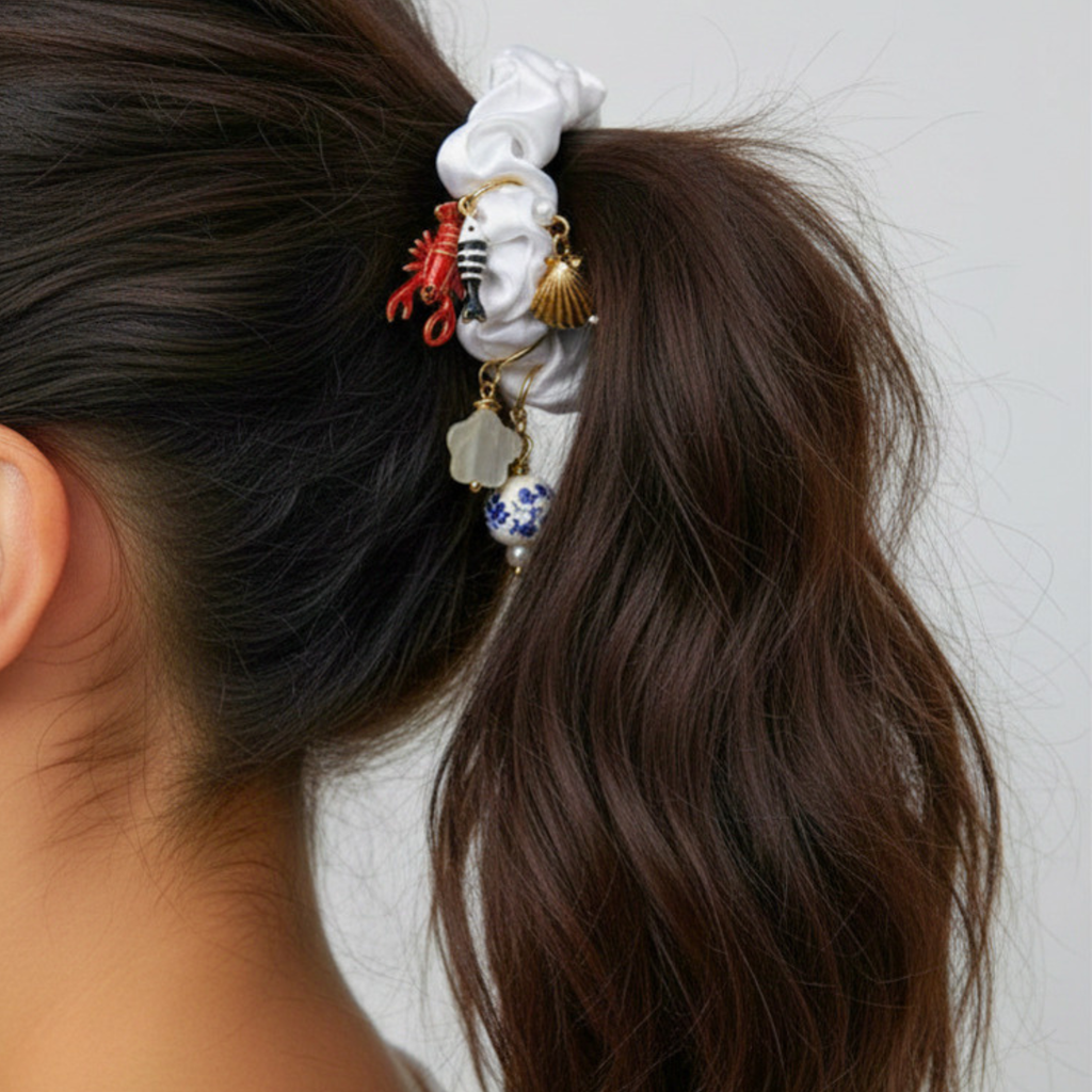 Madaket Charm Scrunchie