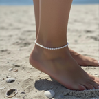 Coastline Pearl Anklet