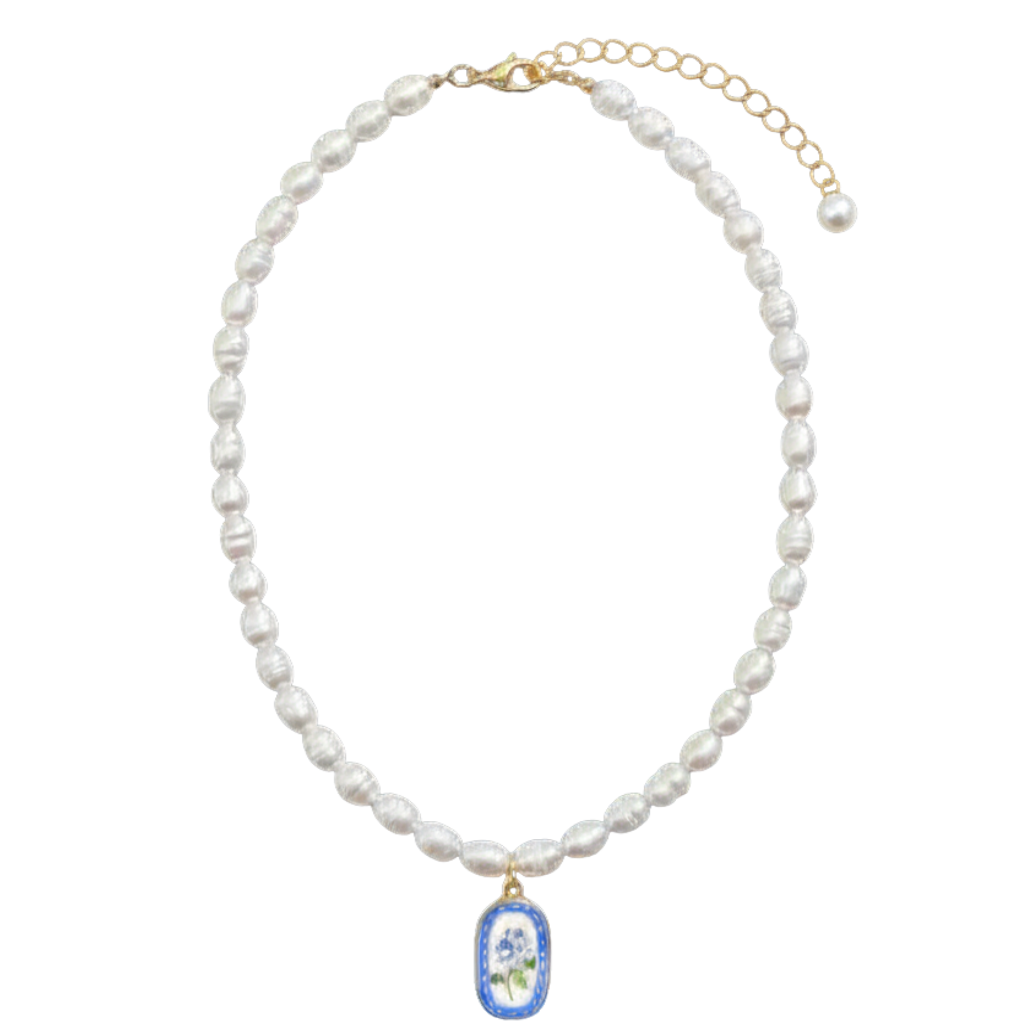 Hydrangea Charm Necklace