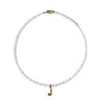 Initial Baby Pearl Necklace